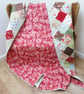 Berries and Roses Luxury Quilted Throw - Image 4
