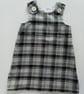 Dress, Age 2 years, Tartan,  winter dress, Grey Tartan, A line dress, pinafore  - Image 1