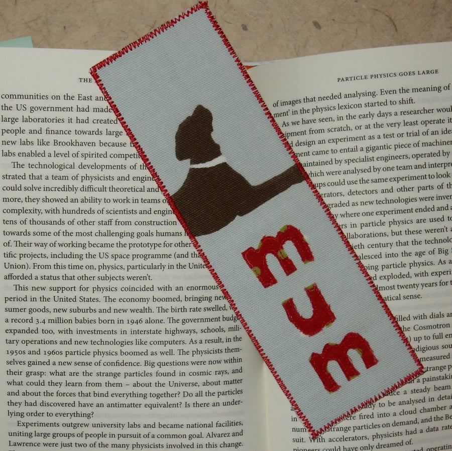Bookmark for Mum with Labrador