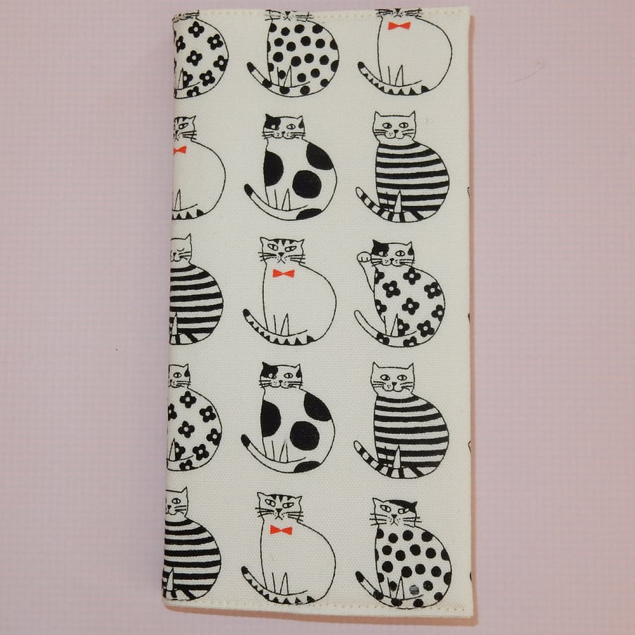 Black and white cats slim line 2020 diary