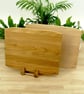 Large Chopping Board, Life Signature: Solid Oak or Beech, UK Hand Made