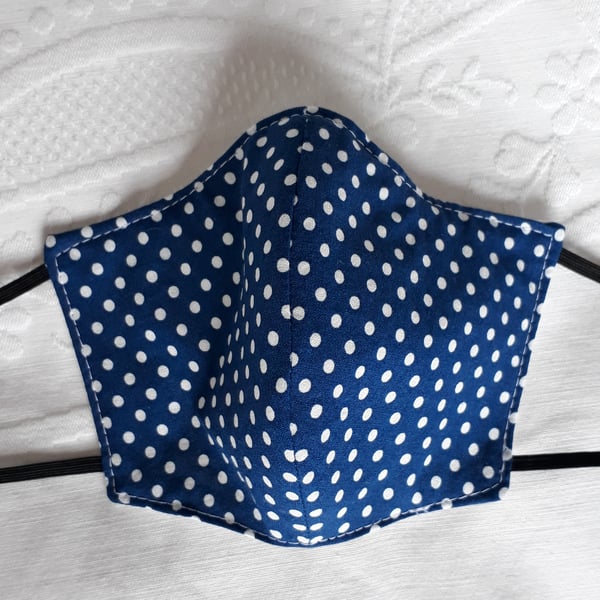 Washable Cotton Face Mask With Water Resistant Layer