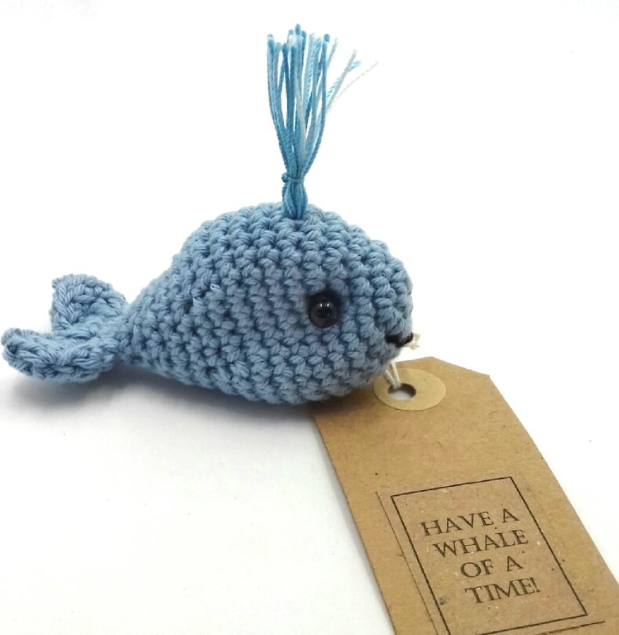 Crochet Blue Whale 
