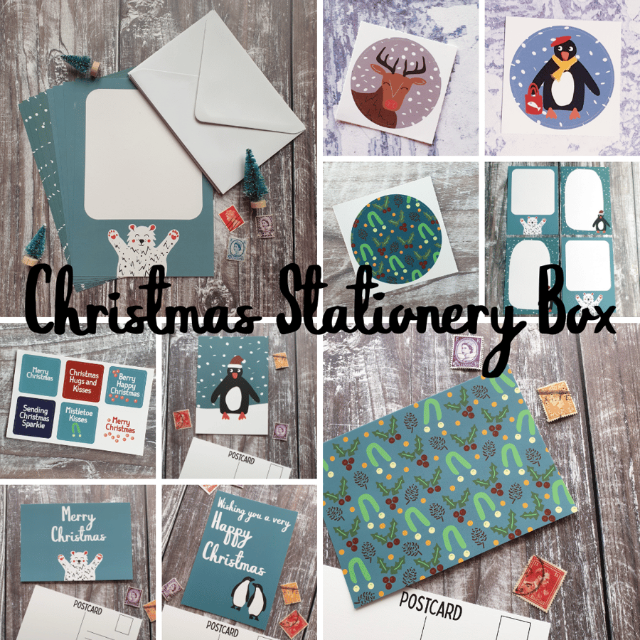 Christmas Stationery Box