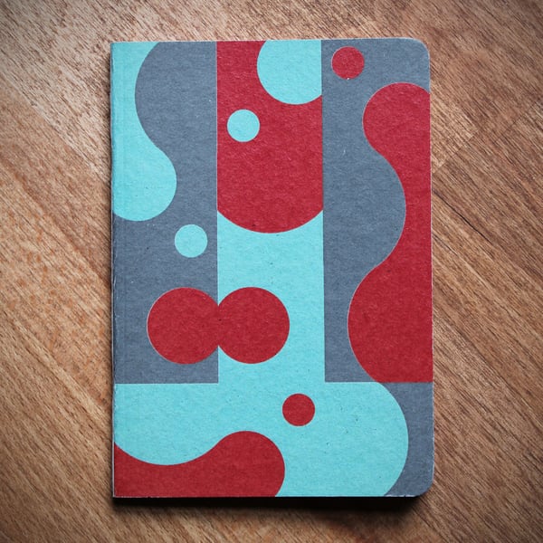 ARC05.2 A6 pocket notebook with graphic pattern cover