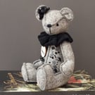 Artist teddy bear, handmade one of a kind collectable bear, Gothic bears Uk