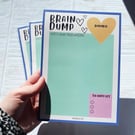 Brain Dump A5 Self Care Daily Journal Notepad