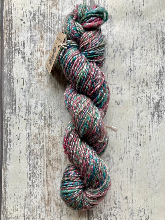 Hand spun yarn 100g Lullaby merino and seacell