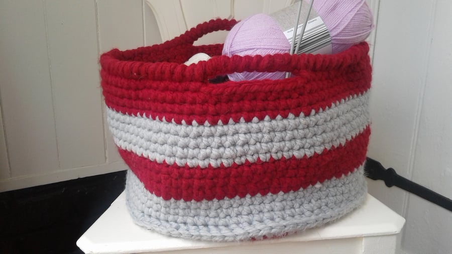 Crochet Large Basket Storage
