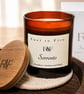 Raspberry, Jasmine & Musk Scented Candle - Coconut Wax - Handmade Gift Box - 