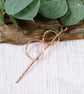 Shawl Pin, Copper Celtic Infinity Knot - Image 2