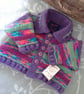 Baby Girl's Hand Knitted Cardigan  3-9 months size - Image 1