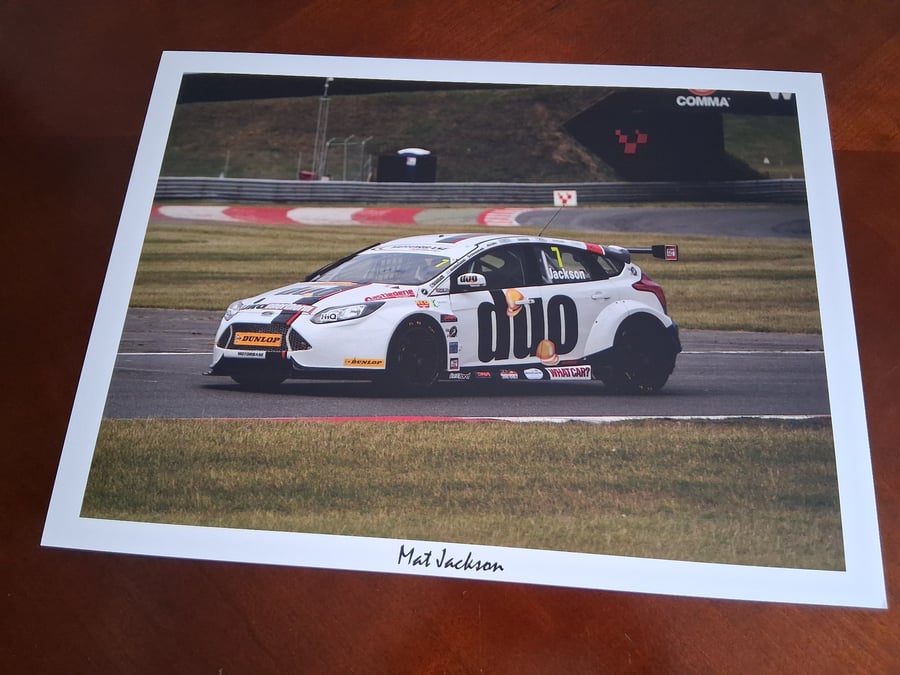 Photograph of Mat Jackson Motor Racing - 16x12