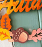 Hello Autumn - Wooden Wreath  - Image 4