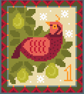 094A Cross Stitch 12 days of Christmas carol, A Partridge in a Pear Tree mini - Image 3