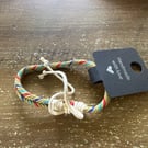 Handmade Braided Friendship Bracelet - Multicolor Adjustable 