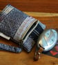 Patchwork Mini Pouch – Card & Keys Essentials Pouch, Mini Fabric Zipper Pouch - Image 5