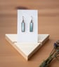 Triangle Card Holder and Earring Display Made From Plywood - Image 2