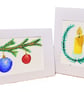 Yule tide lights - Seasonal baubles in evergreen branches - Image 3