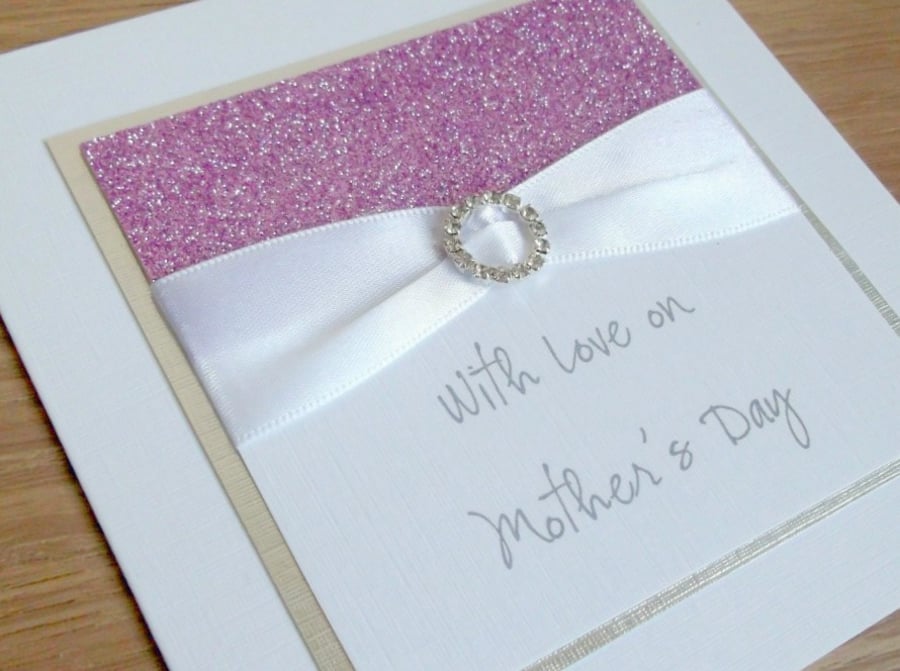Special handmade happy Mother's Day card, personalised 