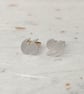 Recycled Sterling Silver Speech Mark Stud Earrings - Book Lover Gift - Image 3