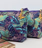 Purple butterfly wings make up bag 456P - Image 1
