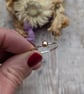 Sterling Silver and 9ct Gold Small Pebble Stacking Ring - JBJ4010 - Image 4