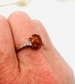 Ancient Light - Amber and Topaz Ring - Image 2