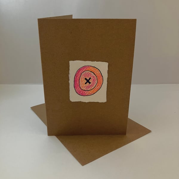 Button Greetings Card