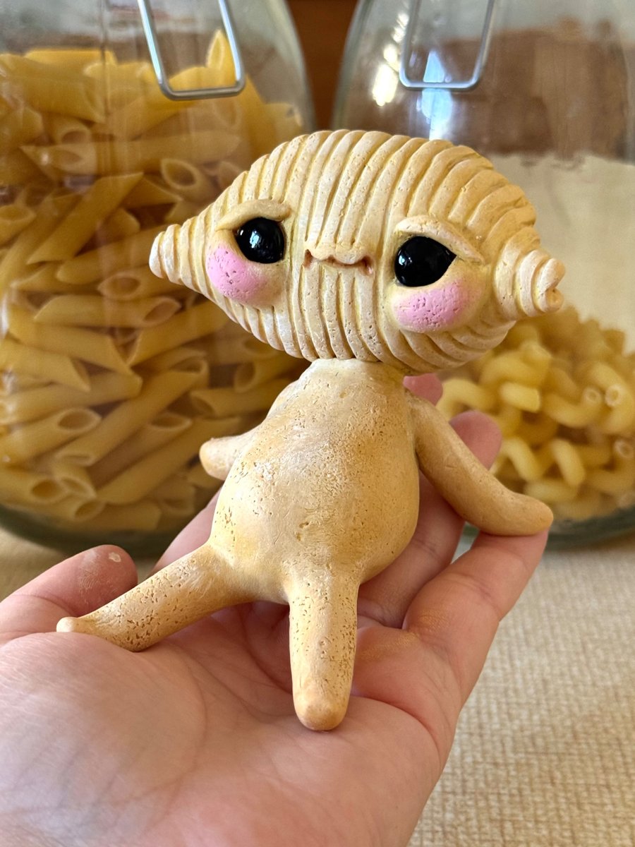 Pasta Shell Conchiglie Man Figurine 