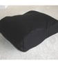 Tempur Pedic Original Travel Neck Pillow Cover Orthopaedic Black Cotton Sateen
