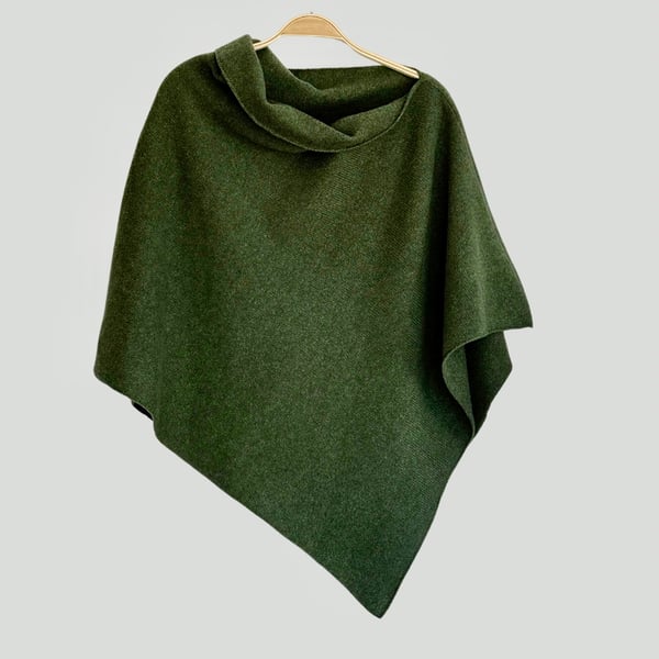 Poncho wrap rosemary green