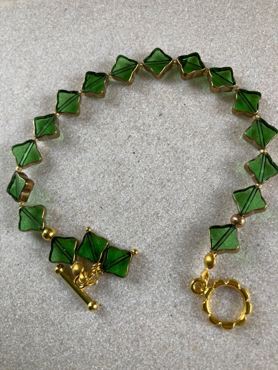 Stained glass bracelet