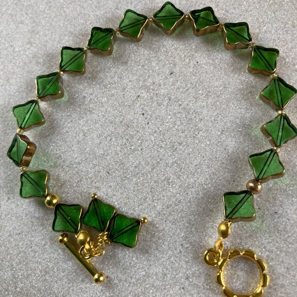 Stained glass bracelet