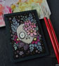 bony botanical skull - original aceo - Image 3