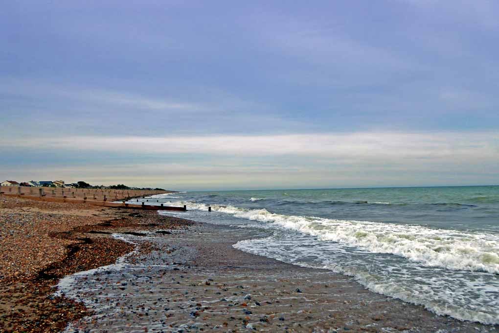 Angmering on Sea Beach Sussex England Photograph Print
