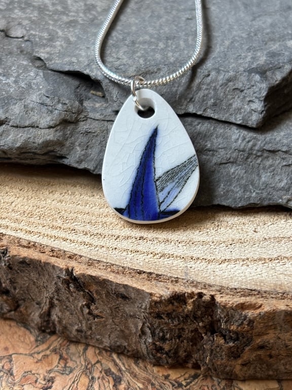 Handmade Pendant Necklace, Unique Eco Friendly Gifts, Sterling Silver.