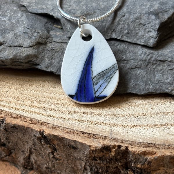 Handmade Pendant Necklace, Unique Eco Friendly Gifts, Sterling Silver.