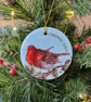 Winter is Warmer with Love Ceramic Ornament (Can Be Personalised)