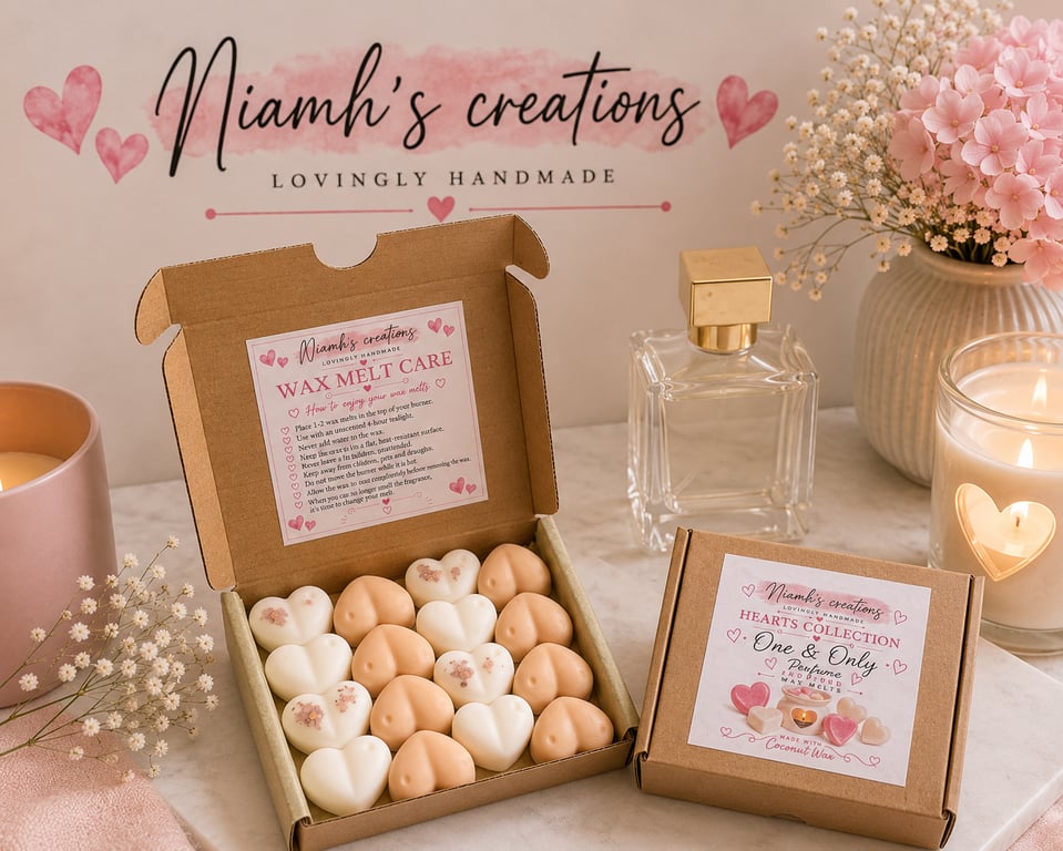 One & Only Perfume Inspired Heart Wax Melts, Vegan, Uk Handmade