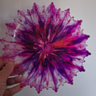 Handmade epoxy resin decorative plate dish