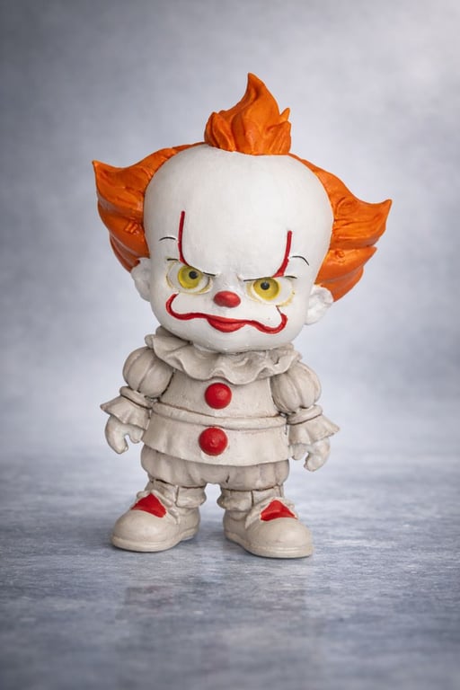 Horror Inspired Figurine – Handmade Custom 3D Printed Display Model