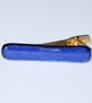 Sparkly Blue Glass Tie Clip - 4064 - Image 5