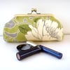 Lime Tree Peony Clutch Bag