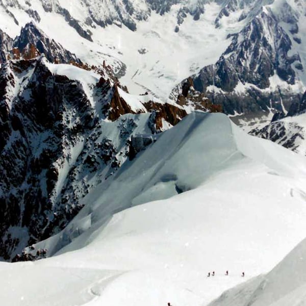Chamonix Aiguille du Midi Mont Blanc Massif French Alps France Photograph Print