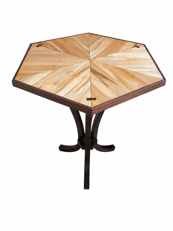 Hexagonal Side Table
