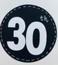 Square washi tape 30th birthday card - Image 2