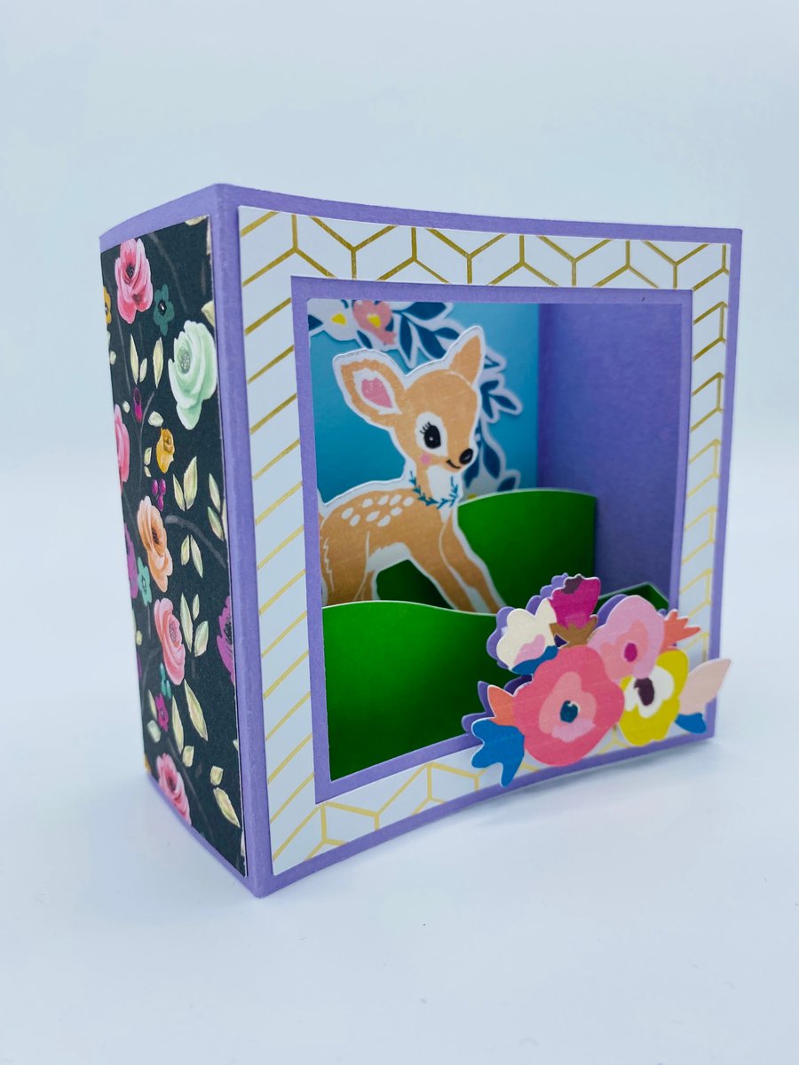 SALE Shadow Pop Up Box Card 