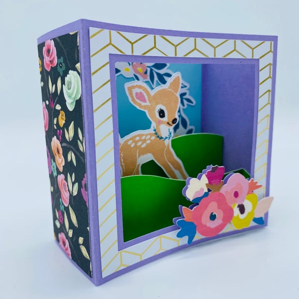 SALE Shadow Pop Up Box Card 