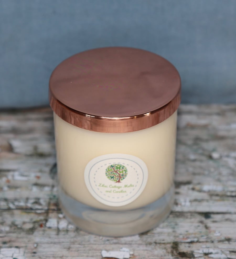 Citronella and Lemongrass Aromatherapy Candle - natural insect repellent 